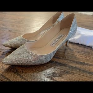 Jimmy Choo Romy champagne Pumps 60